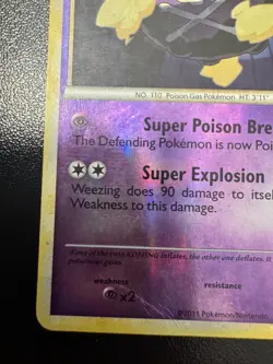 Weezing Reverse Holo 38/95 Call of Legends Rare Vintage Pokemon Card - Image 5