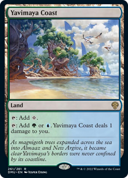 Yavimaya Coast FOIL Dominaria United PLD Land Rare MAGIC GATHERING CARD ABUGames - Image 1