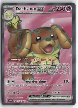 Dachsbun ex 160/142 Stellar Crown Pokemon English Card (LP) - Image 1
