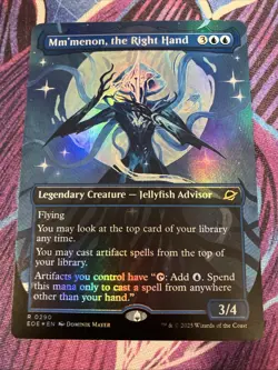 Mm'menon, the Right Hand (Borderless Foil) - Edge of Eternities - MTG - Image 1