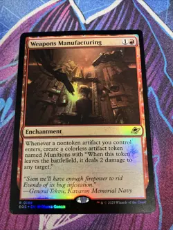 Weapons Manufacturing (Foil) - Edge Of Eternities MTG - Image 1