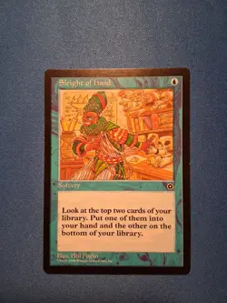 Sleight of Hand Portal Second Age NM Magic MTG - Image 1