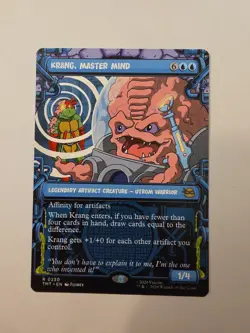 Krang, Master Mind - MTG - Showcase - Teenage Mutant Ninja Turtles - #230 - NM - Image 1