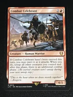 MTG Commander: LOTR Combat Celebrant 0212 Mythic - Image 1