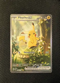 Pokemon Ascended Heroes - Pikachu EX ASC EN 276/217 SIR! NM! Clean! - Image 1