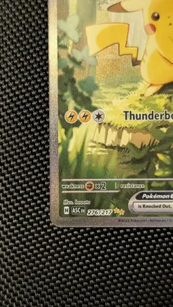 Pokemon Ascended Heroes - Pikachu EX ASC EN 276/217 SIR! NM! Clean! - Image 4