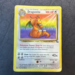 Dragonite 19/62 Fossil Regular Pokemon - Image 1