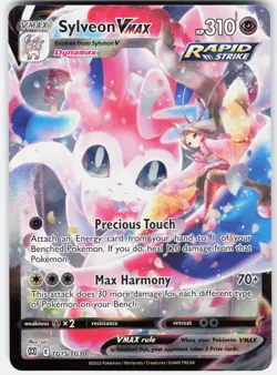Pokemon Sylveon VMAX TG15/TG30 Holo Brilliant Stars Trainer Gallery Pokemon NM - Image 1