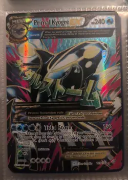 Pokemon TCG Primal Kyogre EX 149/160 XY Primal Clash Full Art Holo 240 HP - Image 1