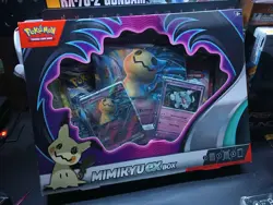 Pokemon TCG: Mimikyu EX Box - 4 Packs: Fusion, Silver Tempest X2, Brilliant New - Image 1