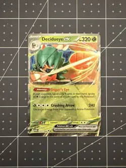 2026 Pokemon Perfect Order Decidueye ex #012/088 Double Rare - Image 1