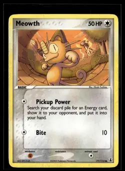 Pokemon TCG Delta Species #77/113 Meowth - Image 1