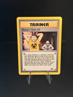 Wizards of the Coast Pokemon TCG Blaine's Quiz #3 112/132 Gym Challenge Uncommon - Image 1
