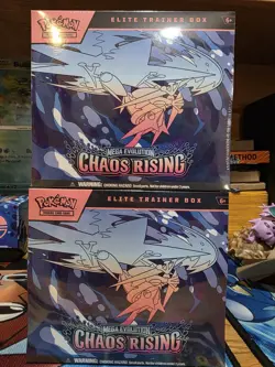 2X Pokemon Mega Evolution Chaos Rising Elite Elite Trainer Box ETB NEW Lot A - Image 1