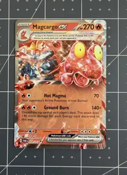 Pokemon Magcargo Ex 029/167 Twilight Masquerade - Image 1