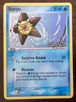 Staryu 85/113 EX Delta Species Reverse Holo Pokemon TCG Basic 2005 English - Image 1