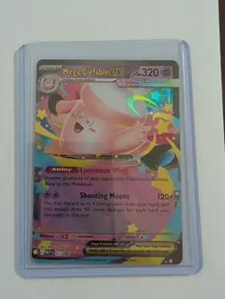 Mega Clefable ex 072 Holo Promo ME: Mega Evolution Promo Pokemon Holo Near Mint - Image 1