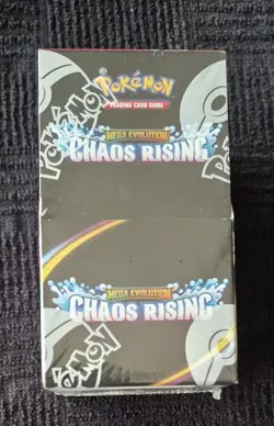 Pokemon TCG CHAOS RISING Half Booster Box (18 Packs) New and Sealed - Image 1
