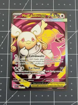 Mega Audino ex 253/217 Ultra Rare Ascended Heroes Pokemon Near Mint - Image 1