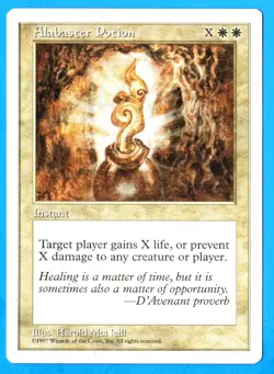 Alabaster Potion - 5th Edition 1997 MTG White Common Instant NP - Image 1