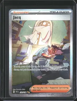 Jacq 250/198 Special Illustration Rare Scarlet & Violet Pokemon NM/M - Image 1