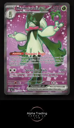 Meowscarada ex 231/193 Ultra Rare Paldea Evolved Pokemon Near Mint - Image 1