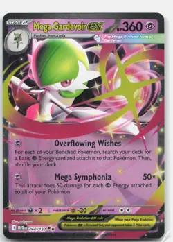Mega Gardevoir ex 060/132 Double Rare Mega Evolution Pokemon Near Mint - Image 1