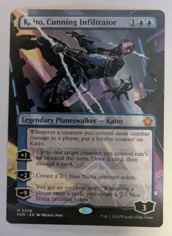 Kaito, Cunning Infiltrator (Borderless) Foundations - MTG MYTHIC  - Image 1