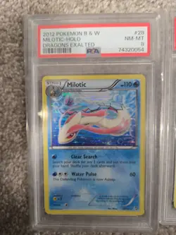 Pokemon Infernape LV.40 Diamond & Pearl 5/130 Holo And Milotic Holo PSA Graded 8 - Image 3