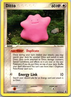 Ditto 35/113 Delta Species Uncommon Pokemon - Image 1