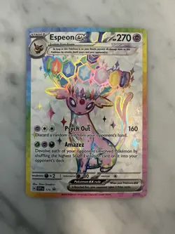 Pokemon TCG - Umbreon ex 176 & Espeon ex 175 Prismatic Evolutions Ultra Rare NM - Image 4