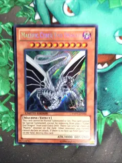 Yu-Gi-Oh! Malefic Cyber End Dragon YMP1-EN004 Limited Secret Rare Near Mint - Image 1