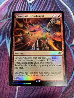 Devastating Onslaught (Foil) Edge of Eternities MTG - Image 1
