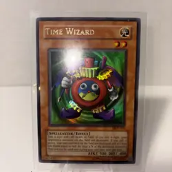 Konami Yu-Gi-Oh! Time Wizard MRD-065 Metal Raiders Rare Unlimited Edition - Image 1