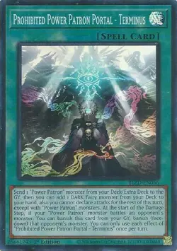 Yugioh! Prohibited Power Patron Portal - Terminus - BLZD-EN056 - Super Rare - 1s - Image 1