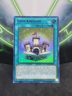 Yugioh Toon Kingdom DLCS-EN074 Purple Ultra Rare 1st Edition NM - Image 1