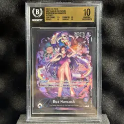 2024 One Piece Boa Hancock 500 Years in the Future Alternate Art OP07-038 BGS 10 - Image 1