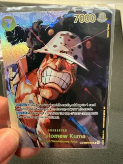 One Piece TCG - ENGLISH - Bartholomew Kuma EB04-054 Foil - Image 1
