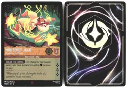 Disney Lorcana TCG Monterey Jack Hypnotized by Cheese 12/204 Foil Wilds Unknown - Image 3
