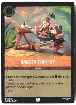 Disney Lorcana TCG Ranger Team-Up 28/204 Foil Wilds Unknown - Image 1