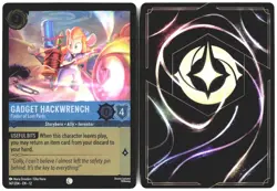 Disney Lorcana Gadget Hackwrench Finder Of Lost Parts 147/204 Foil Wilds Unknown - Image 3