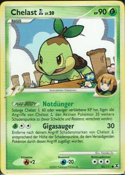 Pokemon Card Trading Card Game Rise Of The Rivals No. 85/111 Chelast - Image 1