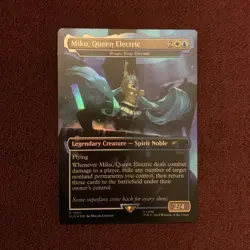 Miku, Queen Electric - Brago, King Eternal (Rainbow Foil) Secret Lair Drop Foil - Image 1