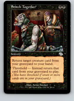 Magic the Gathering Stitch Together Judgment MTG Free Shipping! - Image 1
