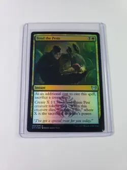 Magic The Gathering Tend the Pests Strixhaven: School of Mages Foil 242/275 - Image 1