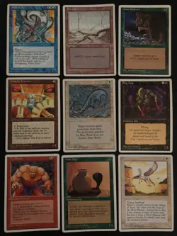 77x Alternate 4th Fourth Edition MTG Channel Fireball + - Image 2
