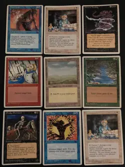 77x Alternate 4th Fourth Edition MTG Channel Fireball + - Image 4