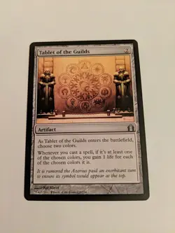 Return to Ravnica Tablet of the Guilds MTG Magic the Gathering 235 Card - Image 1