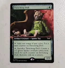 Twitching Doll (Extended Art) Duskmourn: House of Horror Regular MTG - Image 1