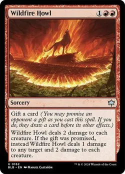 MTG-Wildfire Howl Bloomburrow(NM)#162 - Image 1